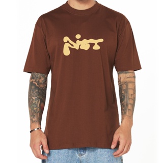 Camiseta Streetwear Piet Bubble Estampada Over Unissex em Oferta na Shopee