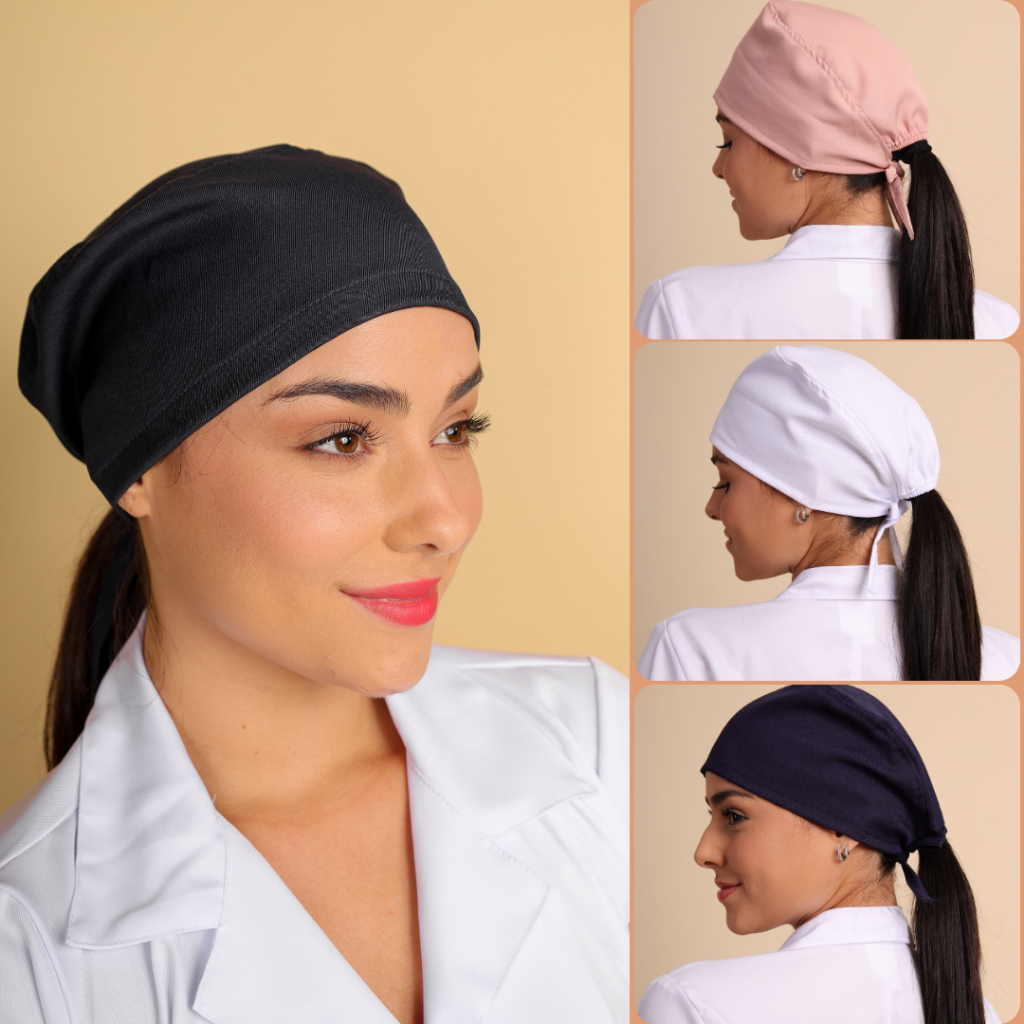 Bandana Touca Cirurgica Enfermagem Veterinaria Odonto Boleira unissex em Oferta na Shopee