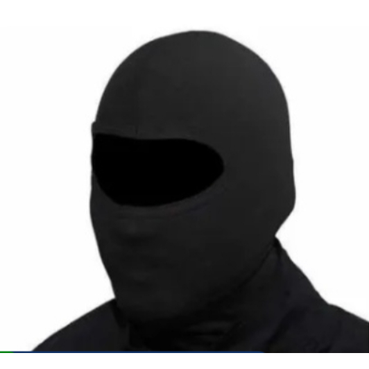 Touca Ninja Balaclava Motoqueiros Militar Tatica Frio - Preta