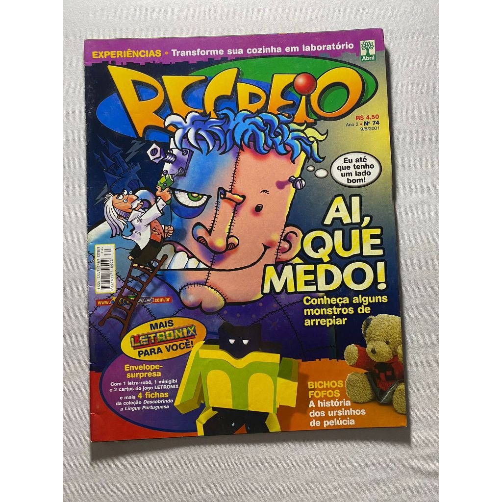 Revista Recreio 74 Frankenstein Letronix Rugrats  9330