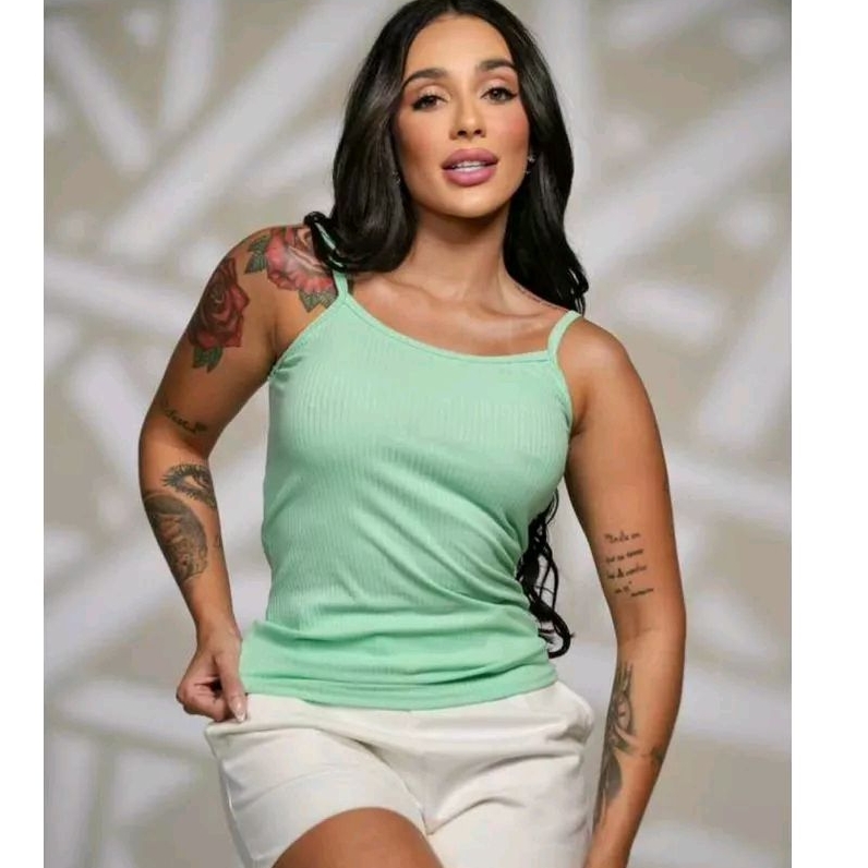 Blusa de Alcinha Verão Feminina