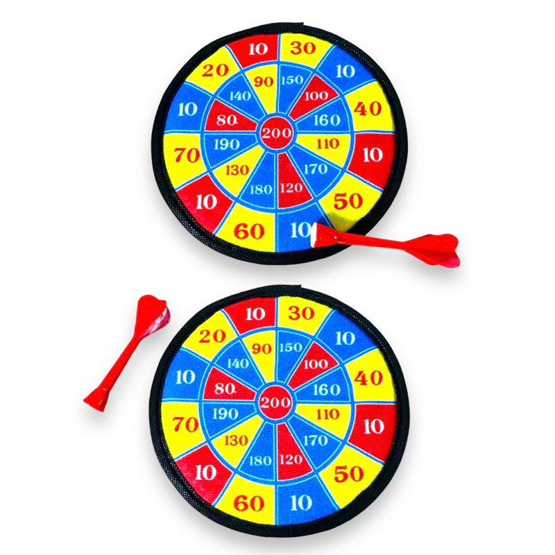 kit 2 Alvo, Brinquedo Educativo / Pedagógico Cores Formas e Números Coloridos Tiro Ao Alvo com tardo de velcro na