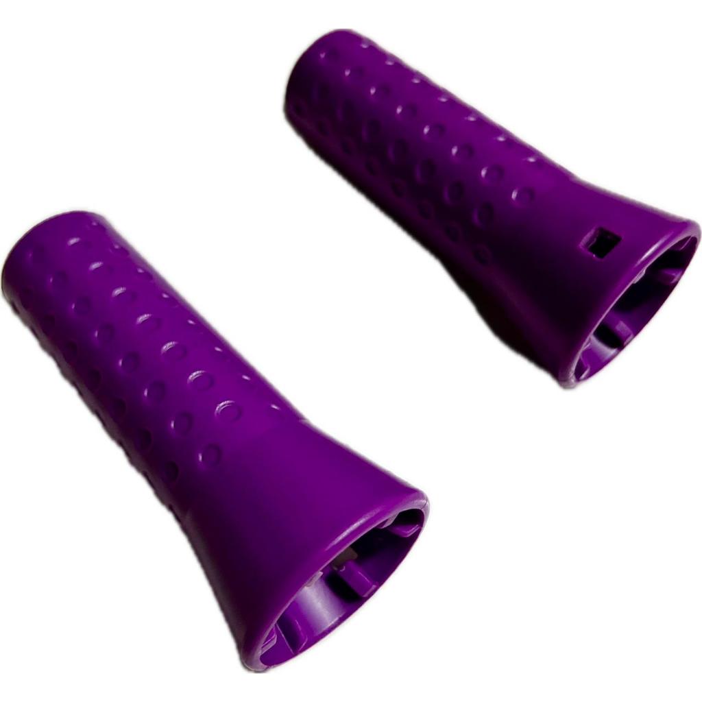 Par de Manopla Punho Roxo Roxa para Guidão VeloBaby Triciclo Velotrol Brinquedos Bandeirante