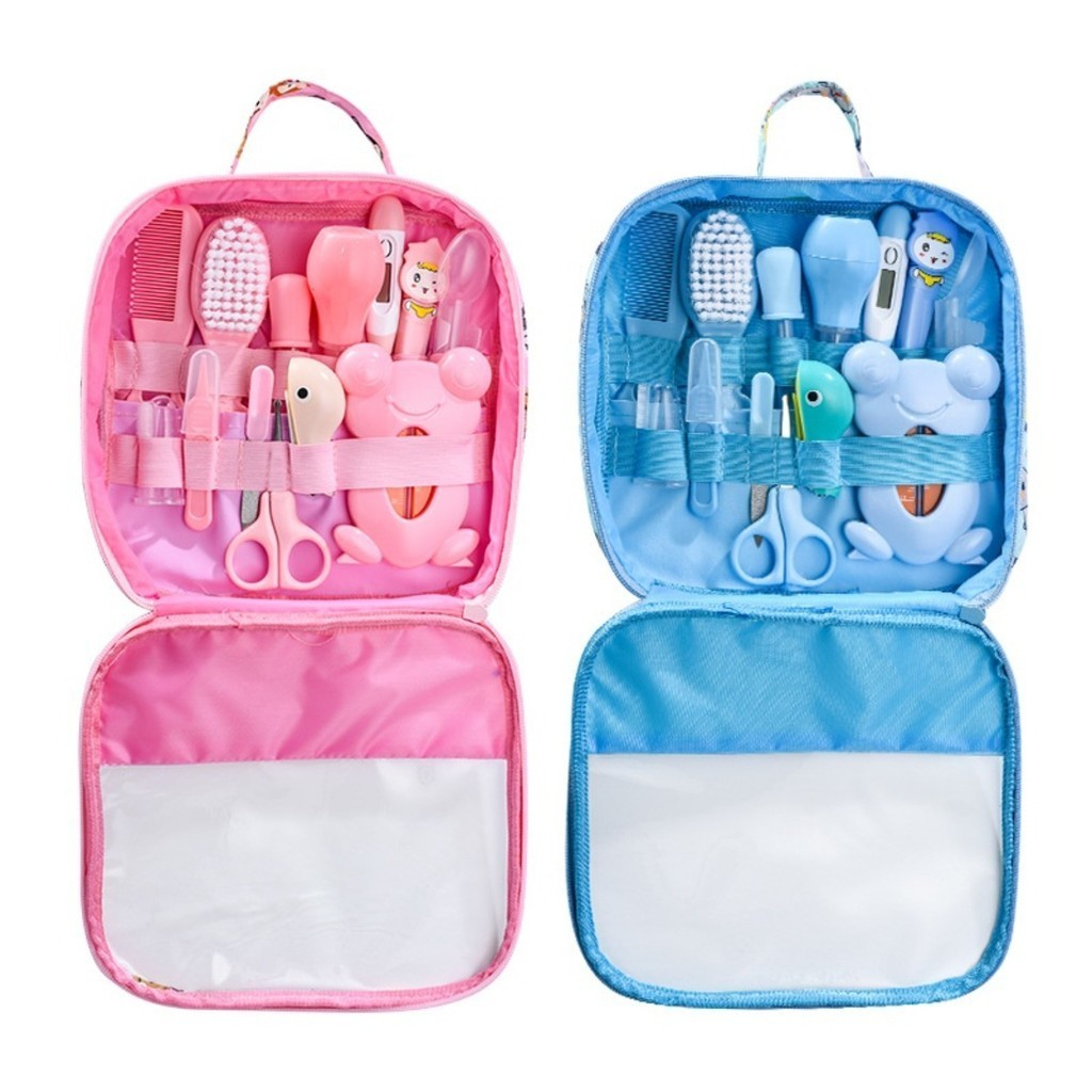 Kit 13 Higiene Cuidado Bebê Recém Nascido Essencial 13 Peças Cuidados Com O Bebê Recém — imagem 2 de 2