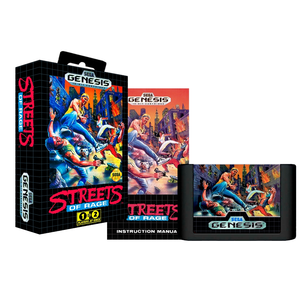 Streets of rage 1 Genesis Mega drive novo