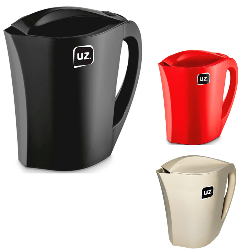 Jarra De Plástico Com Tampa 1,5L UZ Utilidades