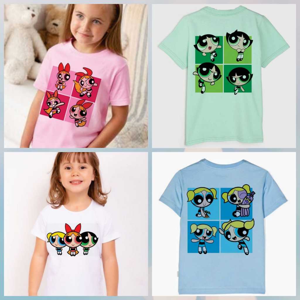 Camiseta infantil Super poderosas blusinha infantil