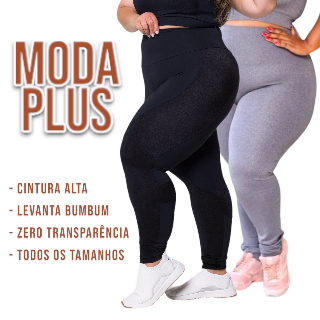 Legging Leg Plus Size Feminina Suplex Fitness Confortável Todas as Cores em Oferta na Shopee
