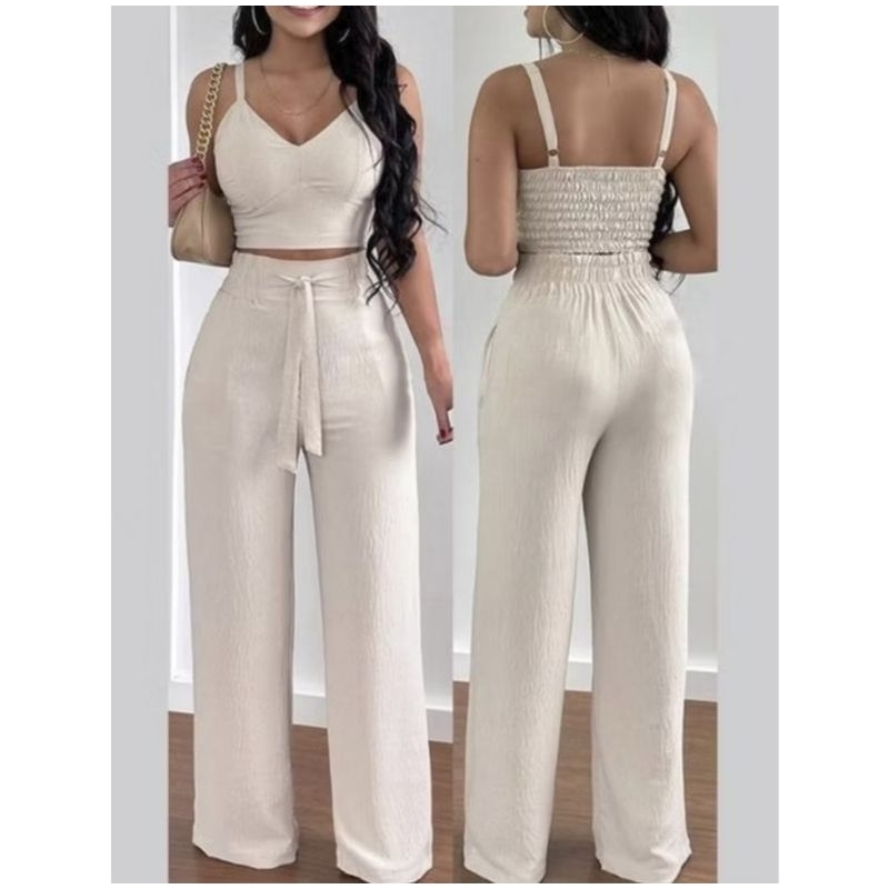 Conjunto Cropped e Calça Pantalona: Onde Comprar | BuscaProdutos