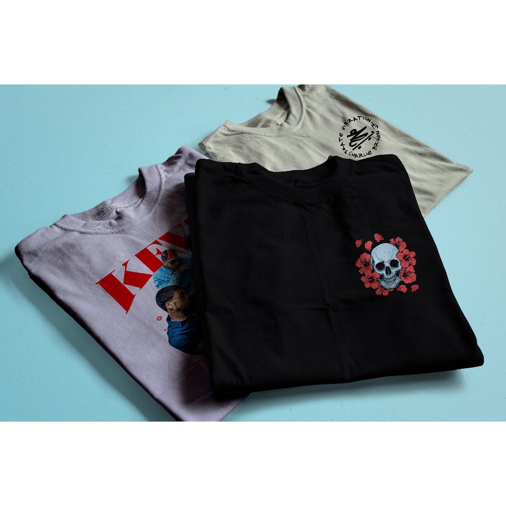 Kit 3 Camisetas Variadas Estampas Cores Preto Branco E Off White Camisas Estampas Diversas Charlie Brown Mc Kevin Caveira