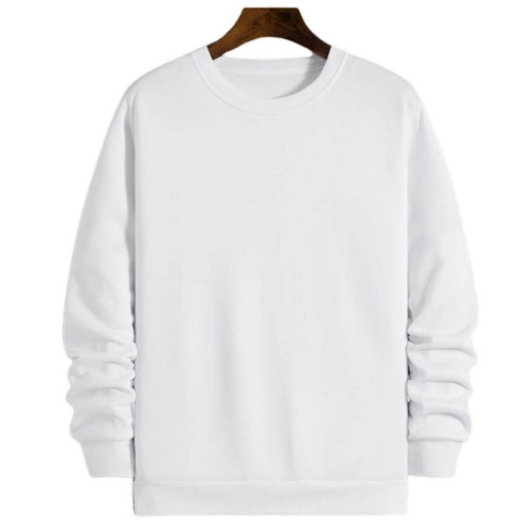Blusa Moletom Masculino Feminino Algodão 100% Gola Careca Tecido Flanelado
