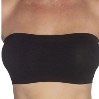 Kit 3 Top adulto Faixa Cropped Sem Bojo Cotton Tomara que Caia Algodão Confortável Barato em Oferta na Shopee