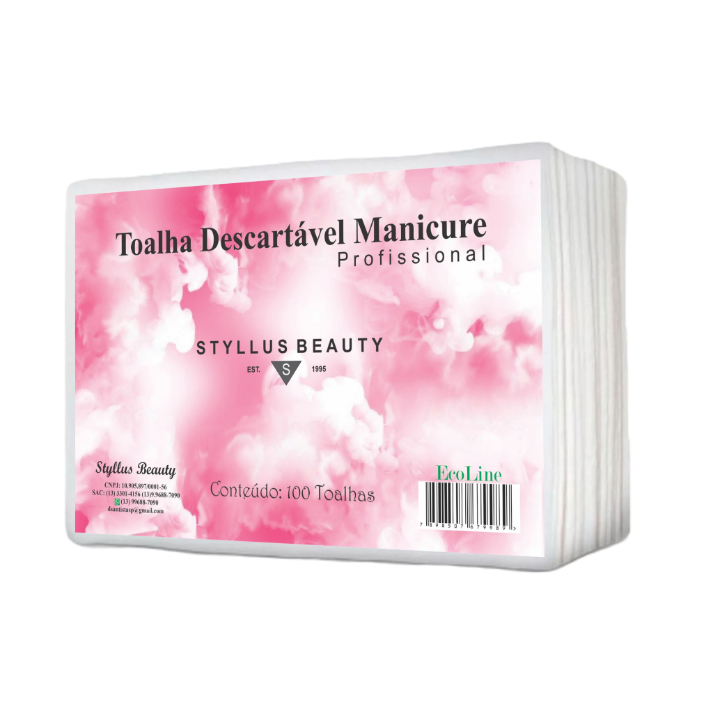 100 Toalha Manicure Descartável mão 20cm x 30cm em Oferta na Shopee