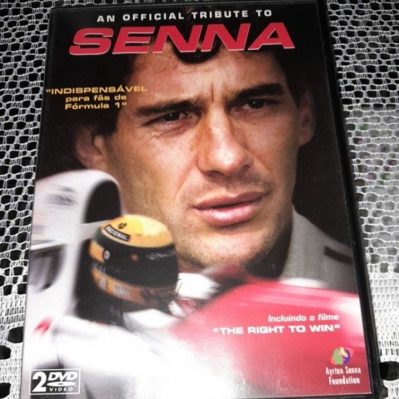 2 DVD Vídeo An Official Tribute To Senna