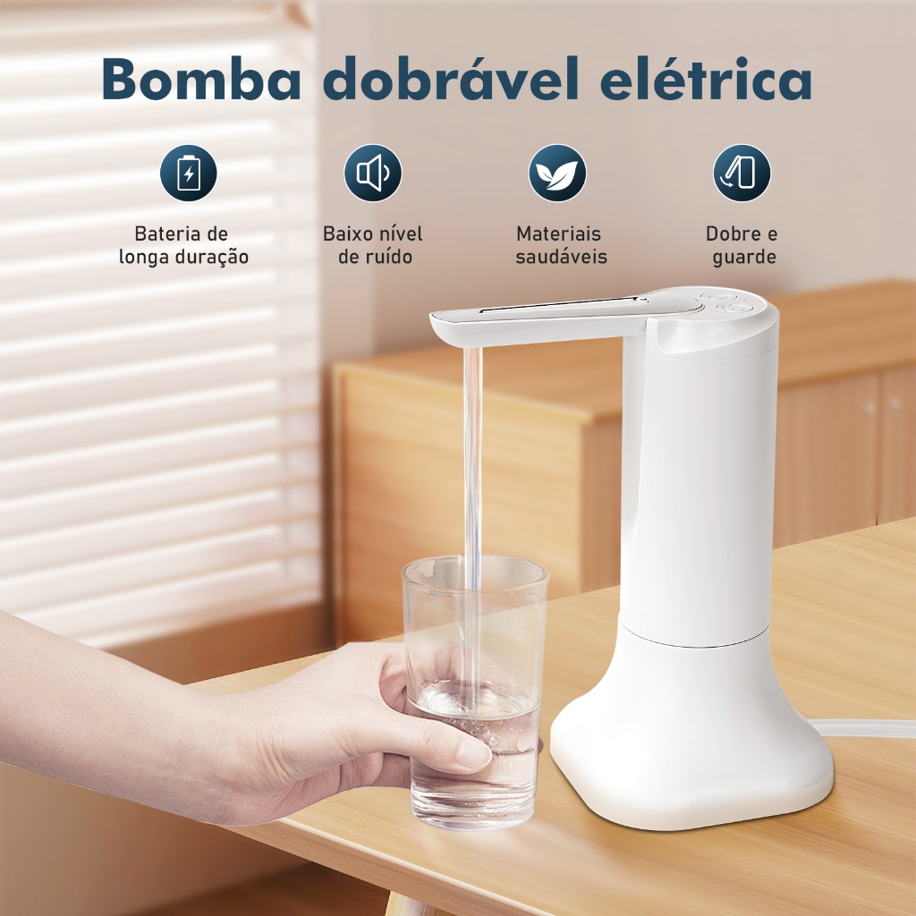 COIBEU Bomba Elétrica Bomba de água Universal Carregamento USB de dupla utilização