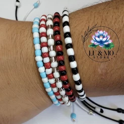Pulseira de Orixás Reguláveis Umbanda e Candomblé Velho Zé Mulambo Pombagira Exu Padilha Oxalá Iemanjá Oxum Ogum