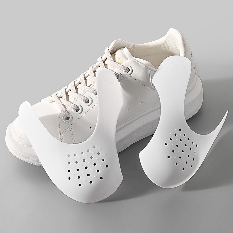 Par de Anti Vinco Furos Suporte Forma Escudo Previne Marcas em Calçado Sapato Social Tênis Esportivo