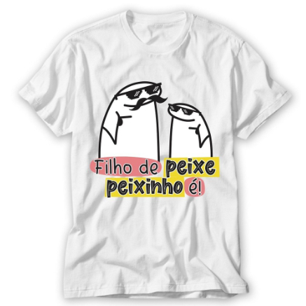 Blusa Camisa Camiseta Básica Dia Dos Pais Estampa Flok Paizão Diversas Estampas E Frases