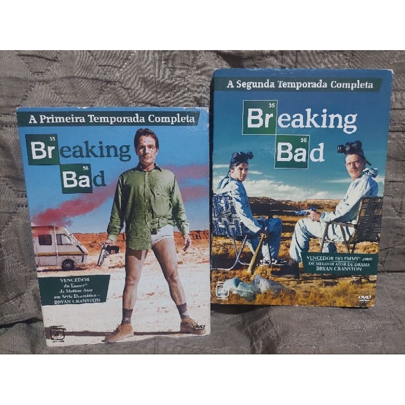 DVD BREAKING BAD 1 e 2 TEMPORADA