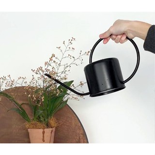Regador 1.30 Litros Aço inoxidável Bico Longo Portátil Para Jardinagem Decoração Preta Fsoca Boho em Oferta na Shopee