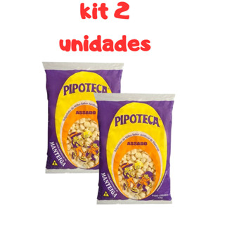kit salgadinho pipoteca manteiga fardo 2 x110g pacote grande em Oferta na Shopee