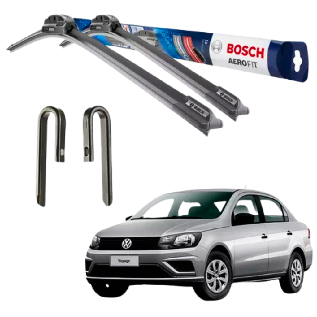 Palheta Limpador Parabrisa Bosch Vw Voyage 2009 A 2021 AF22 AF15 em Oferta na Shopee