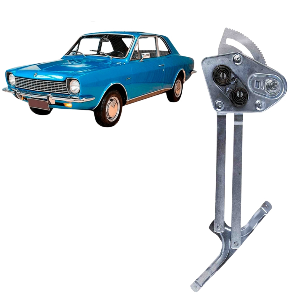Máquina Vidro Corcel Manual Esquerdo Dianteira 1972 Até 1978
