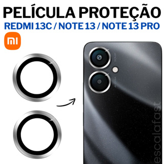 KIT Película de Proteção da Câmera Vidro 9H Para Xiaomi Redmi 13C / Note 13 / Note 13 Pro 4G ( Selecione) em Oferta na Shopee