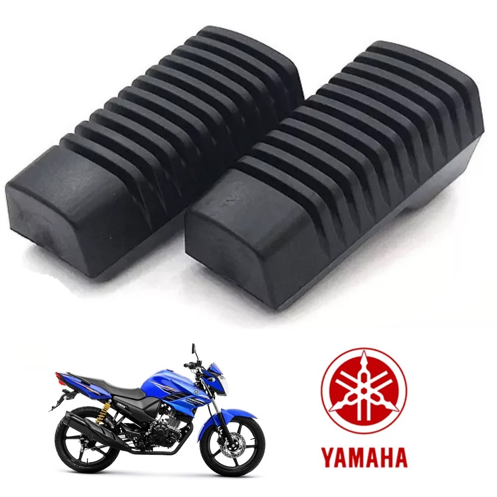 Par De Borracha Estribo Dianteiro Fazer 150 2016 Em Diante em Oferta na Shopee