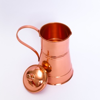 Jarra Moringa de Cobre Puro 1,3L em Oferta na Shopee