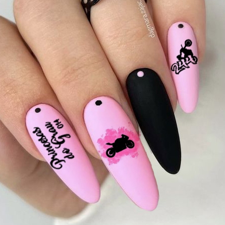 20 peliculas de unha adesivos PRINCESAS DO GRAU 014 moto love 001 em Oferta na Shopee