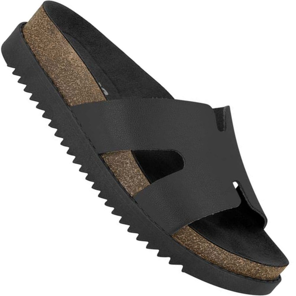 Papete Feminina Moleca Chinelo Slide Birken Flatform