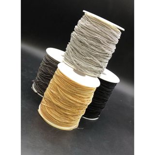 Corrente com 10 metro feita de metal no tamanho 0.6mm em Oferta na Shopee