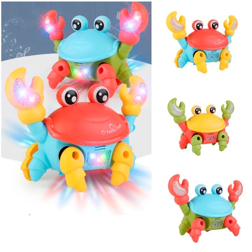 Brinquedo Caranguejo Fujão Musical Som Luz E Movimento em Oferta na Shopee