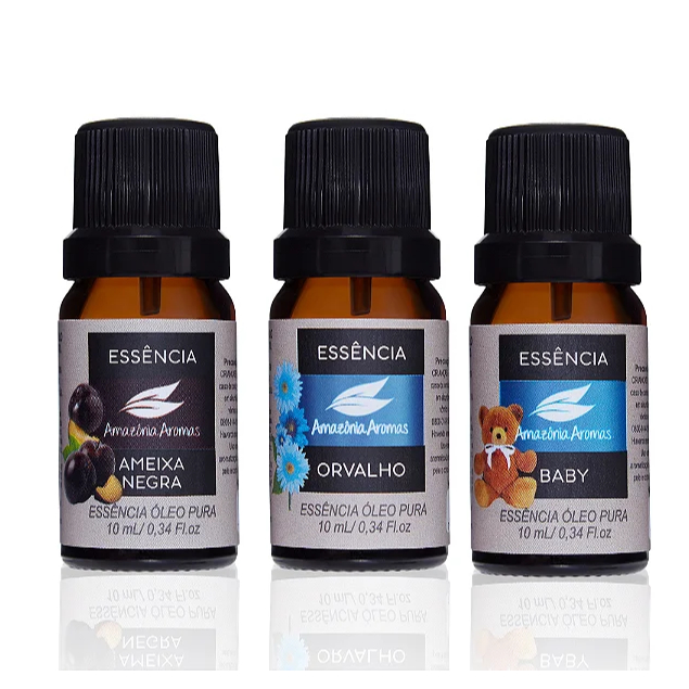 Kit Essência Oleosa Amazônia Aromas 10ml em Oferta na Shopee
