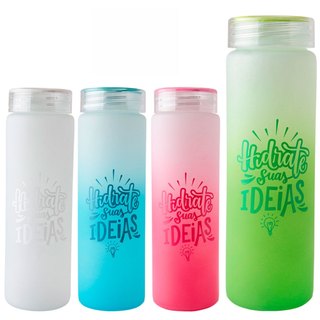 Squeeze Garrafa De Água Vidro 420ml Livre de BPA