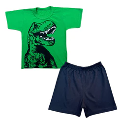 Conjunto infantil menino dinossauro