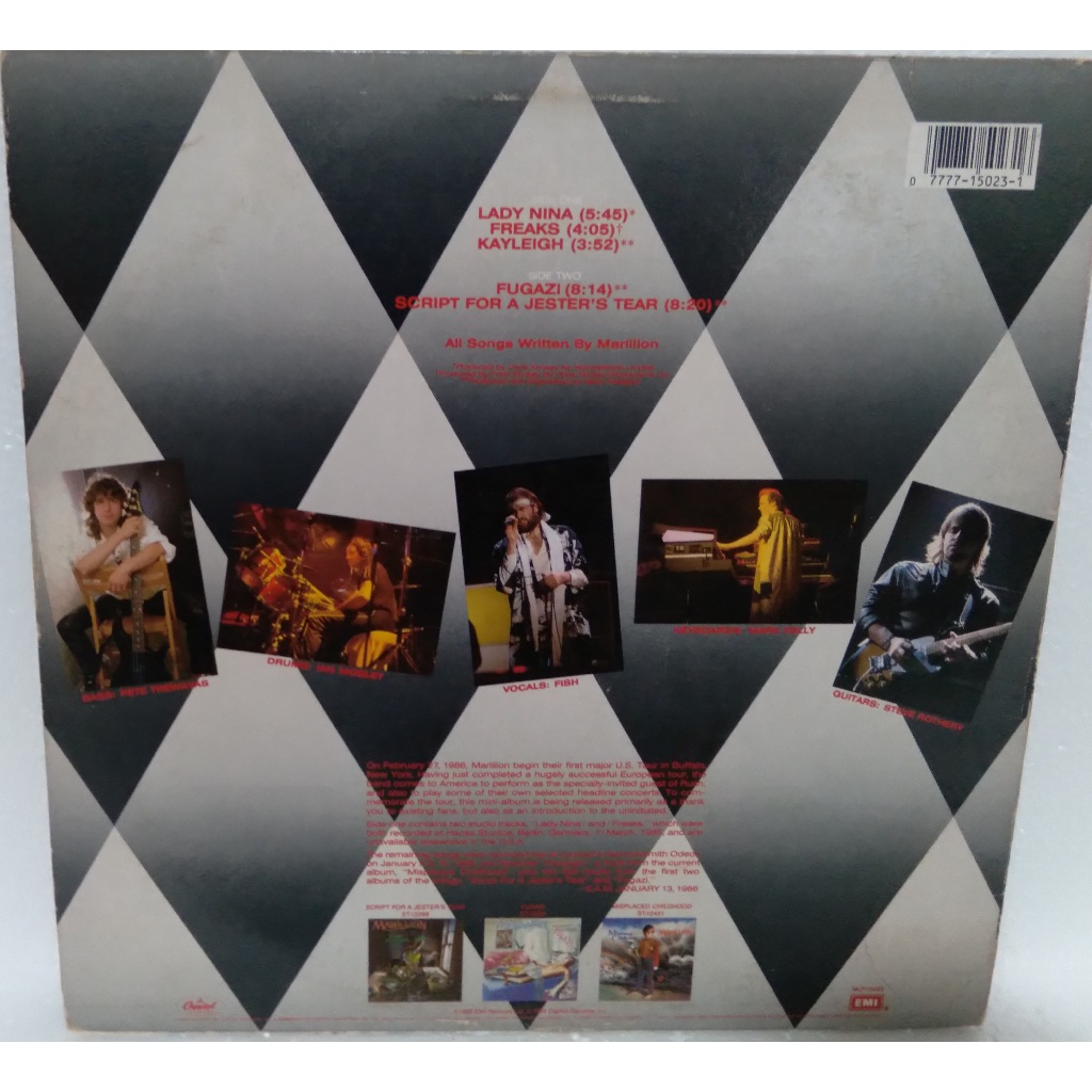 Lp - Marillion - Brief Encounter - Imp USA - 1986