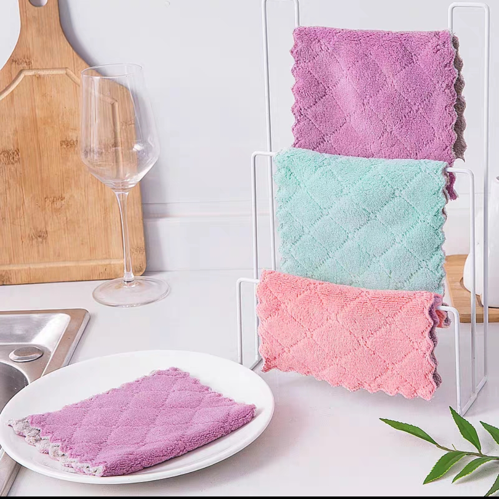 Kit 5 Panos Absorvente Anti Óleo Para Cozinha / Toalha De Limpeza / Toalha De Mesa pano-30