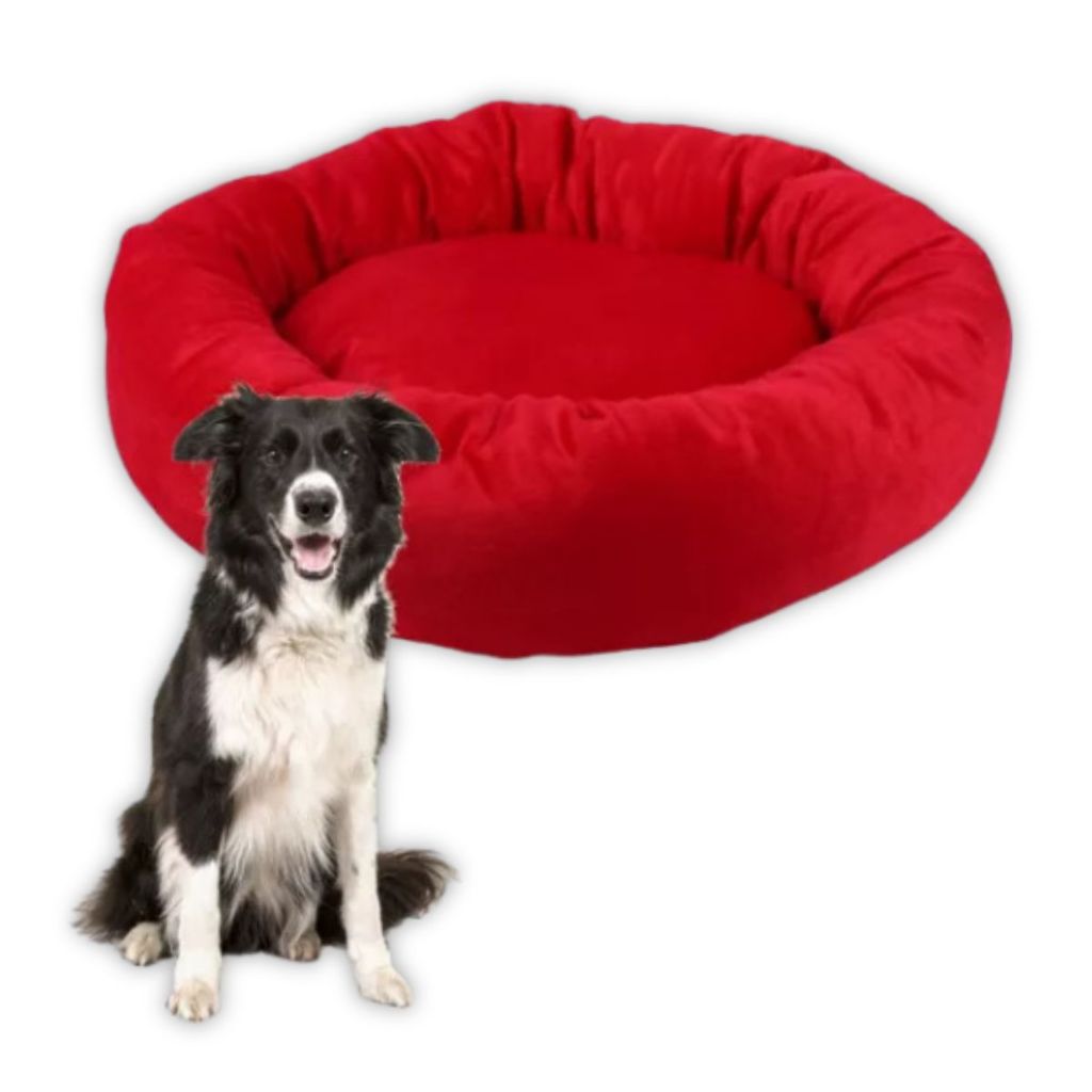 Cama Pet De Pelúcia Redonda Tamanhos P, M e G - Envio Imediato