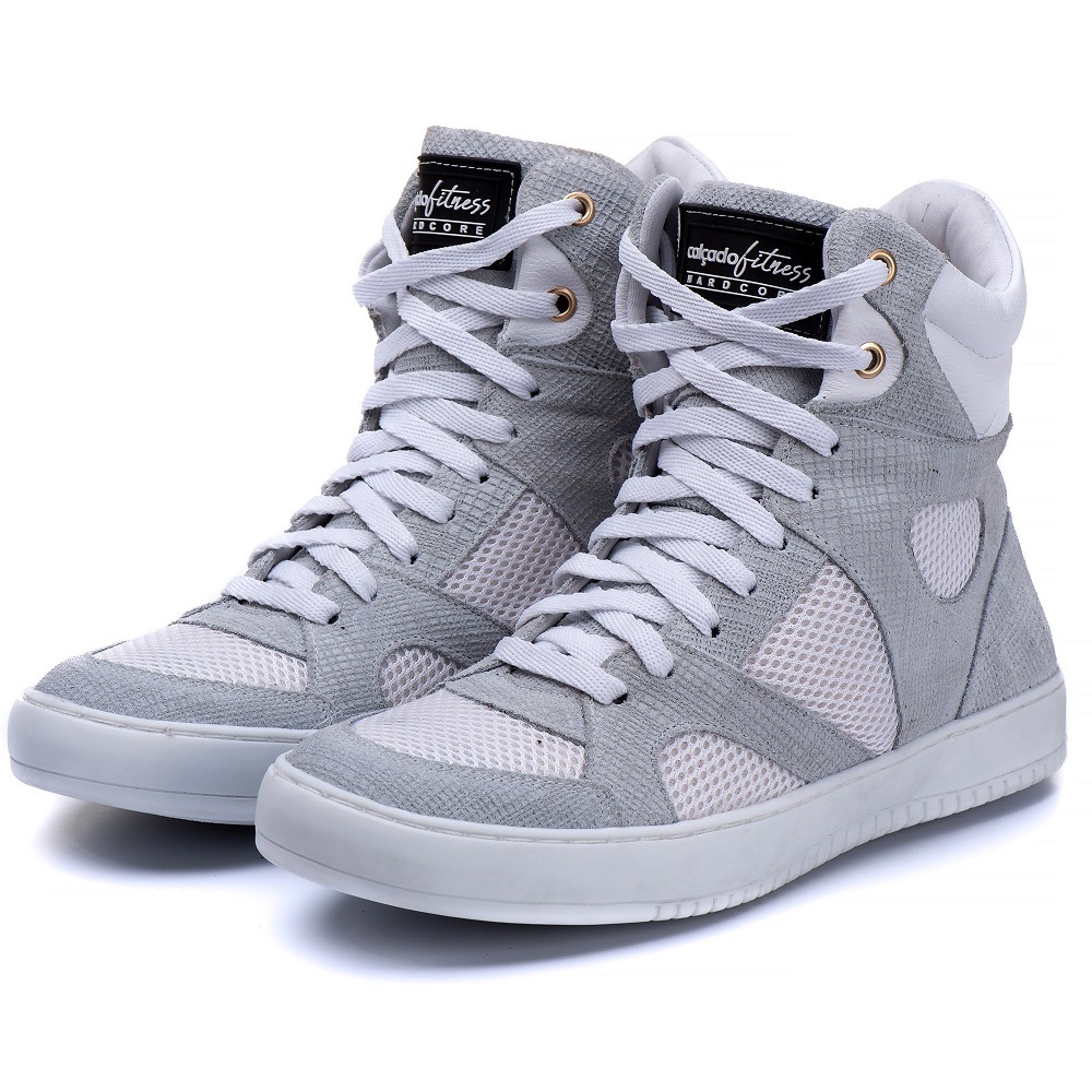 Tênis Sneaker Academia Couro Legitimo Influencer Super Confortável Entrega Rápida