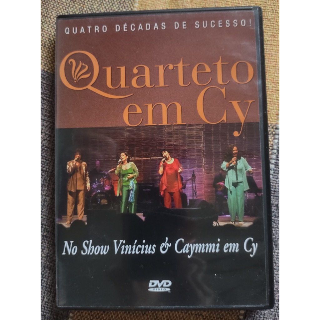 Dvd Quarteto Em Cy No Show Vinícius E Caymmi Em Cy