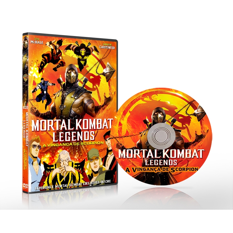 DVD Mortal Kombat Legends - A Vingança de Scorpion Dublado e Legendado (2020) - Excelente Qualidade