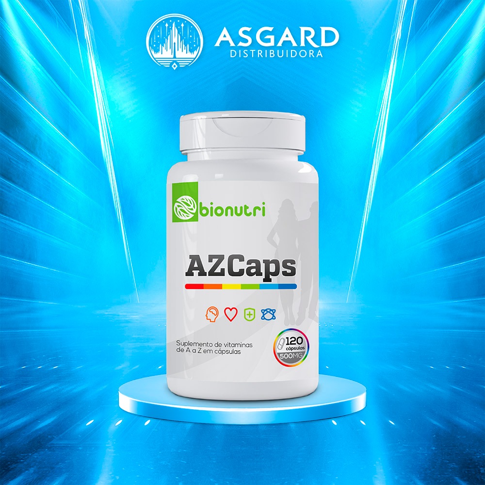 AZCaps Multivitamínico 120 Cápsulas 500mg Bionutri