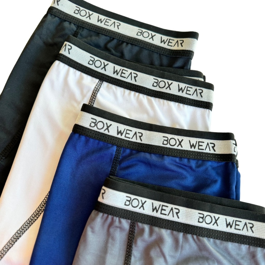 Cueca Boxer Masculina Kit 12 Peças Microfibra Cueca Box Sem Costura Adulto Envio Imediato