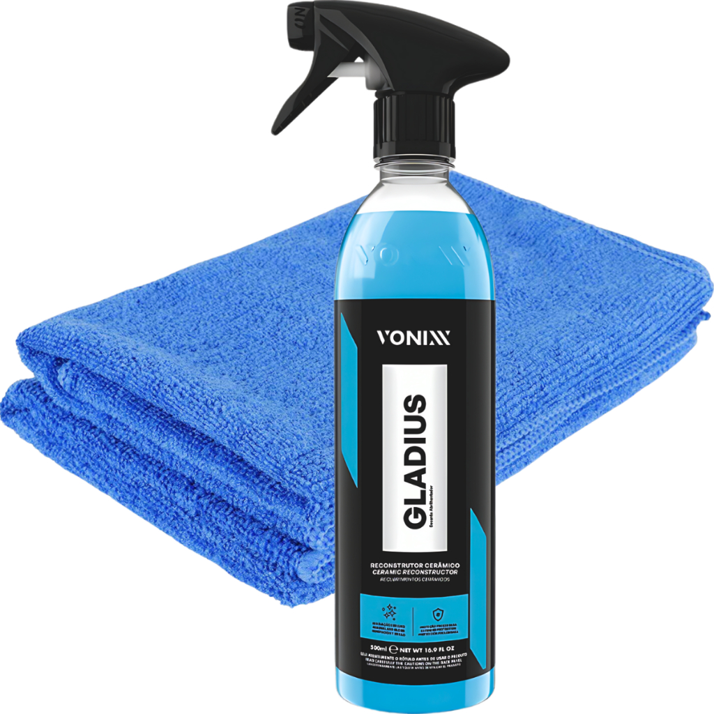 Gladius Vonixx 500ml Renovador De Vitrificador Pintura Pano Microfibra em Oferta na Shopee