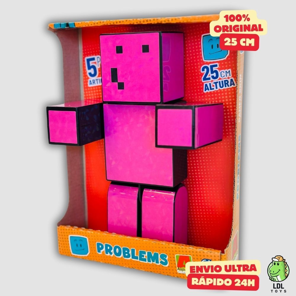 Boneco Gamer Skin Articulado Turma Do Problems Melzinha Youtuber 25cm Algazarra em Oferta na Shopee