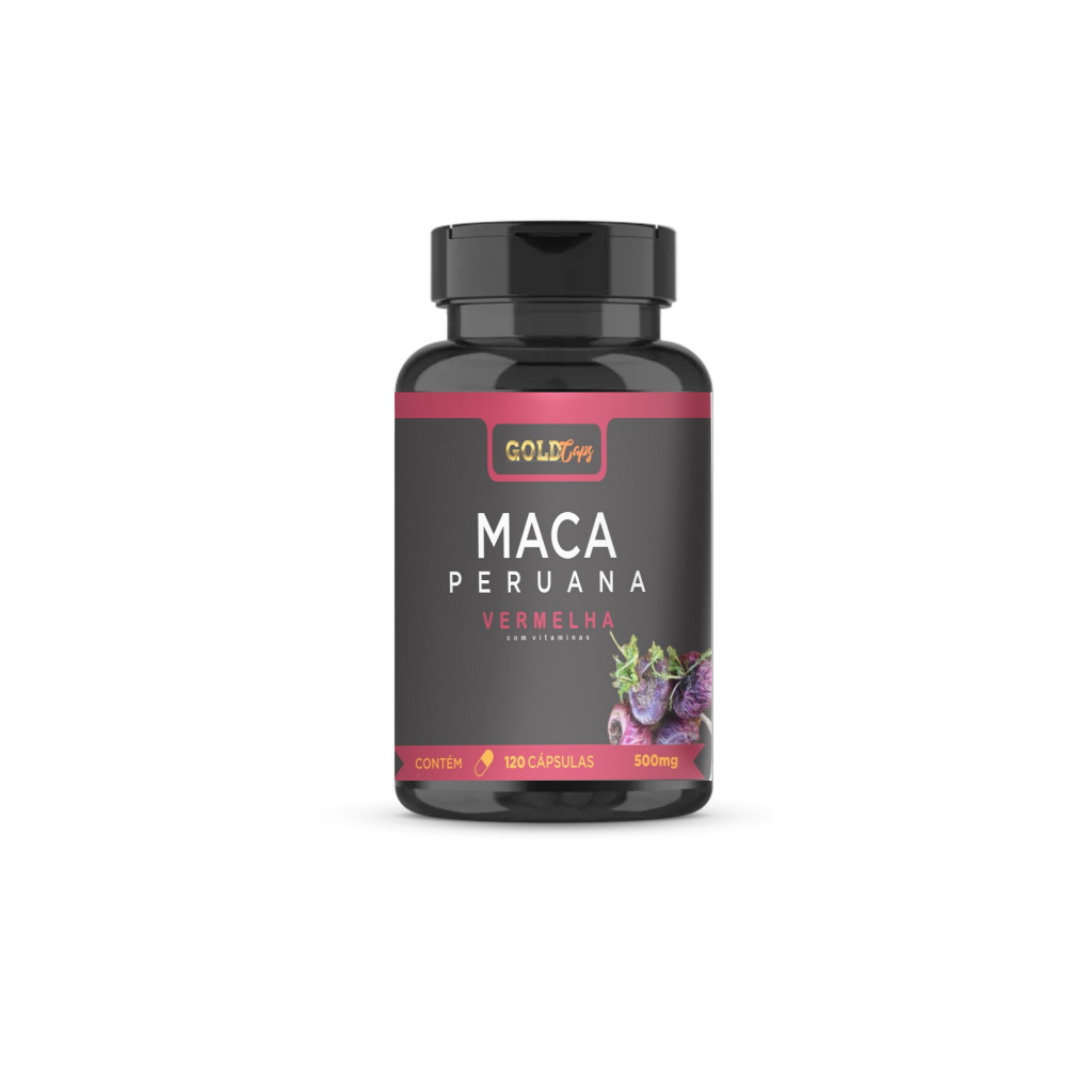 Maca Peruana Vermelha 500mg - 120 Capsulas