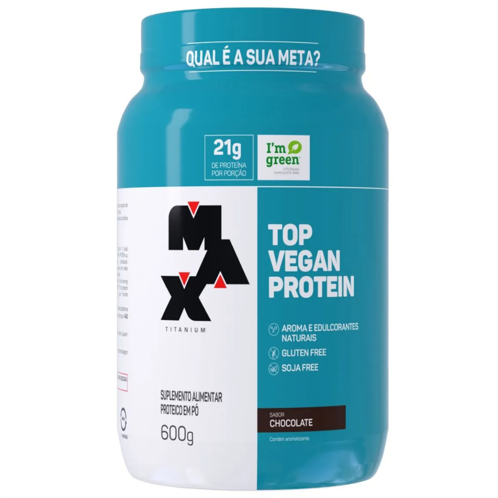 Top Vegan Protein 600g Proteína Vegana - Max Titanium