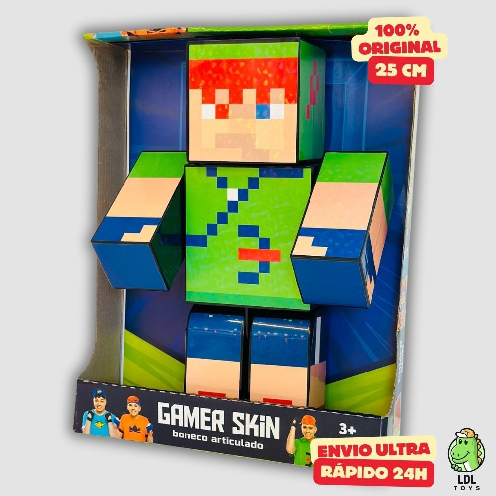 Boneco Gamer Skin Articulado Familia Arqueira Robin Hood Youtuber 25cm Algazarra em Oferta na Shopee